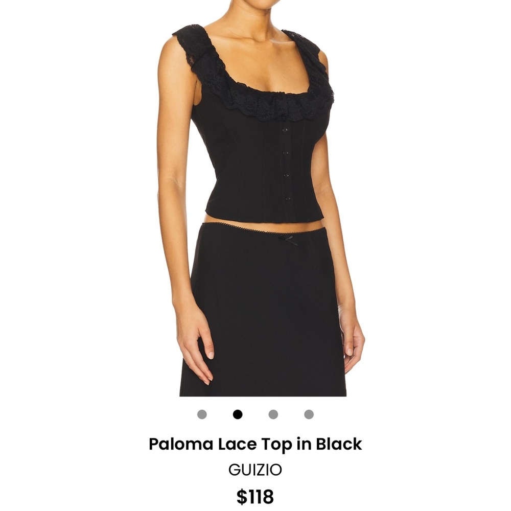 Danielle Guizio Black Women's Top